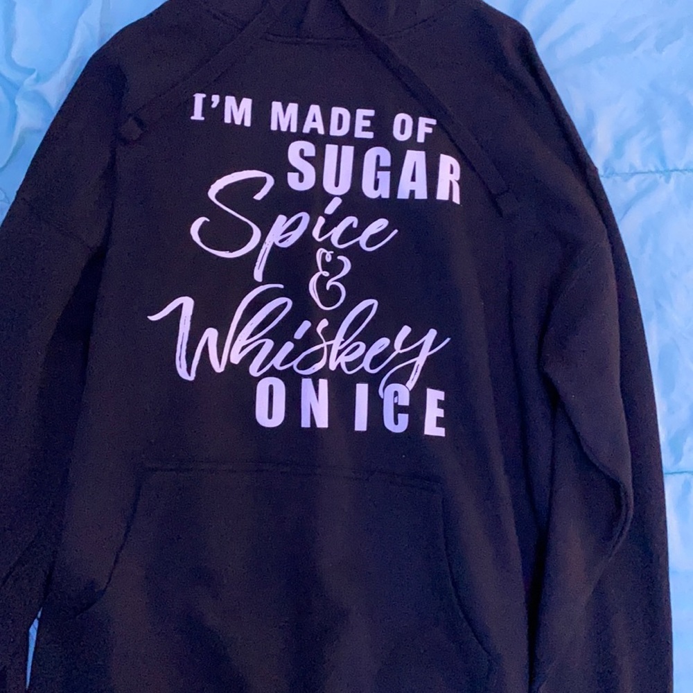 Black hoodie